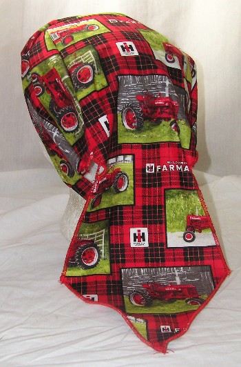 Red IH Tractor Du-rag