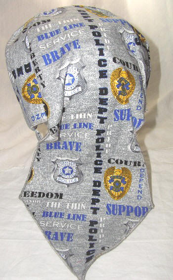 Police Grey Du-rag
