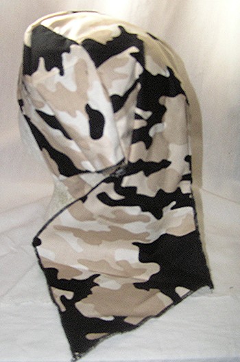 Black Brown Camouflage Du-rag