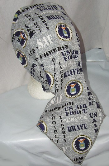 Air Force Grey Du-rag
